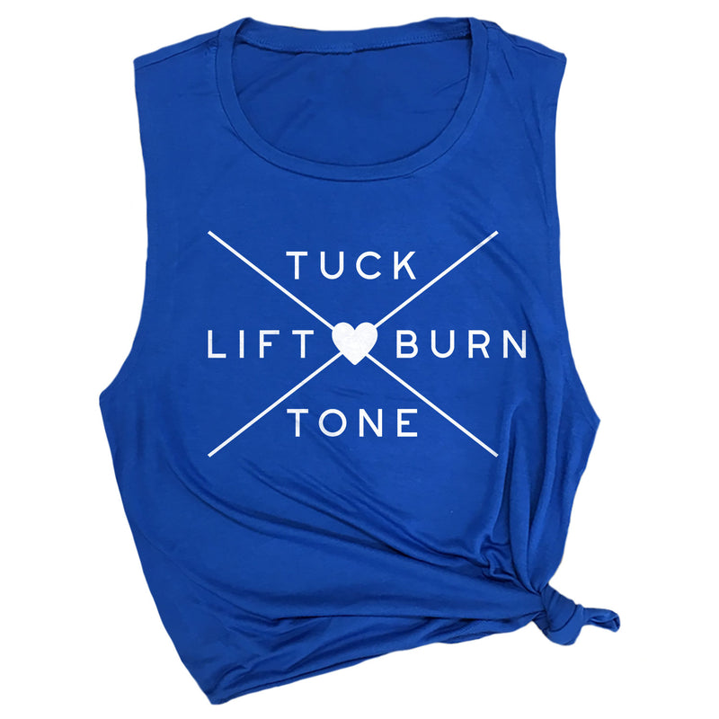 Tuck Lift Tone Burn Muscle Tee