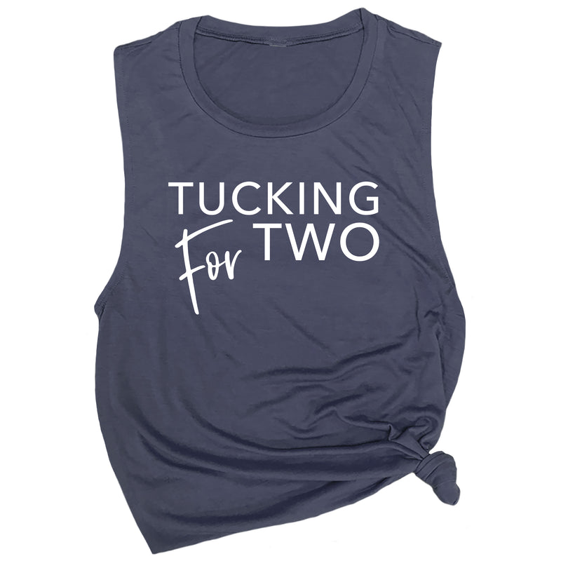 Tucking for Two Muscle Tee