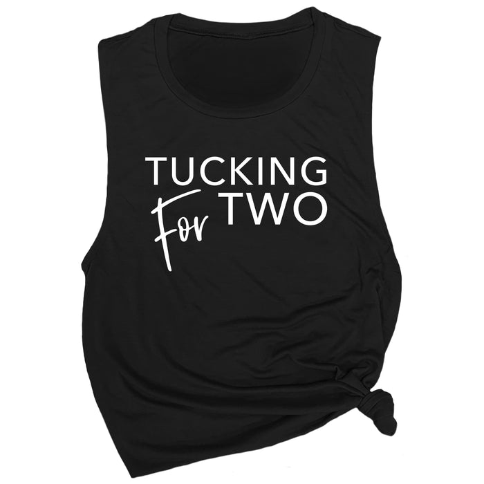 Tucking for Two Muscle Tee