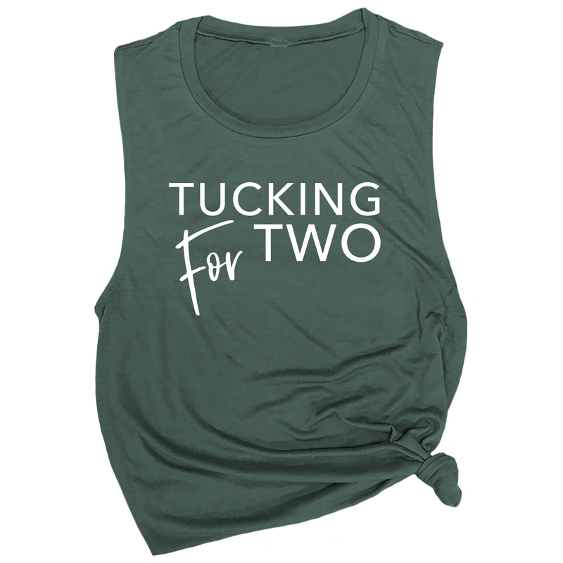 Tucking for Two Muscle Tee