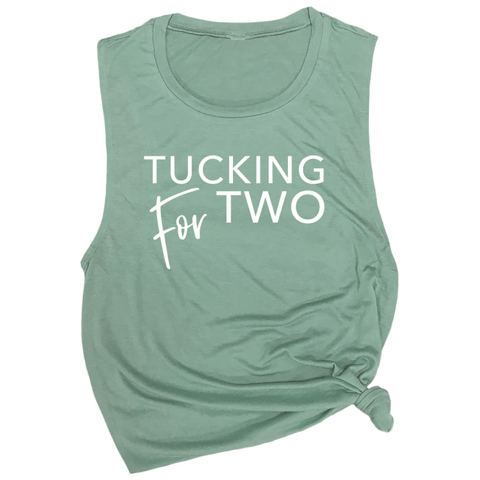 Tucking for Two Muscle Tee