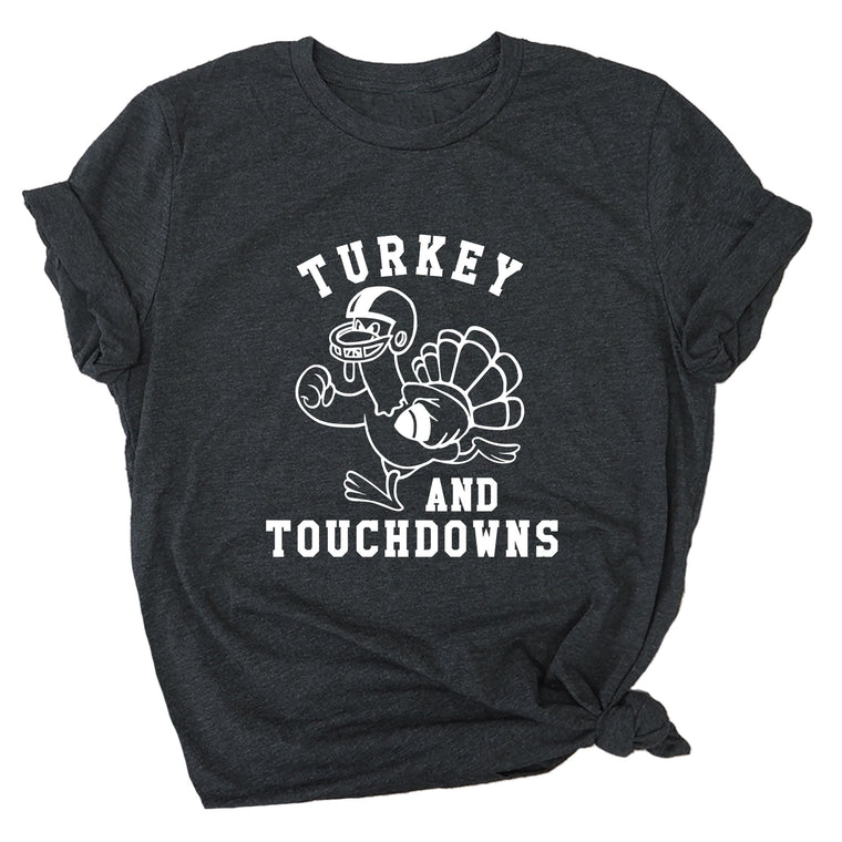Turkey and Touchdowns Premium Unisex T-Shirt