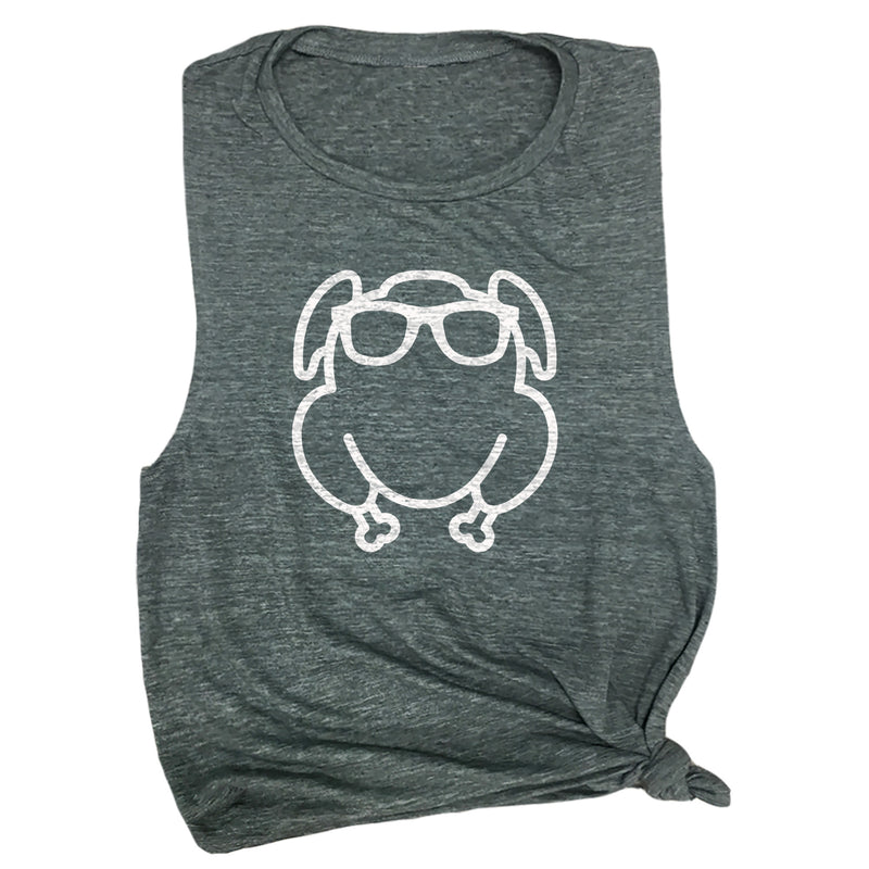 Turkey with Sunglasses Muscle Tee