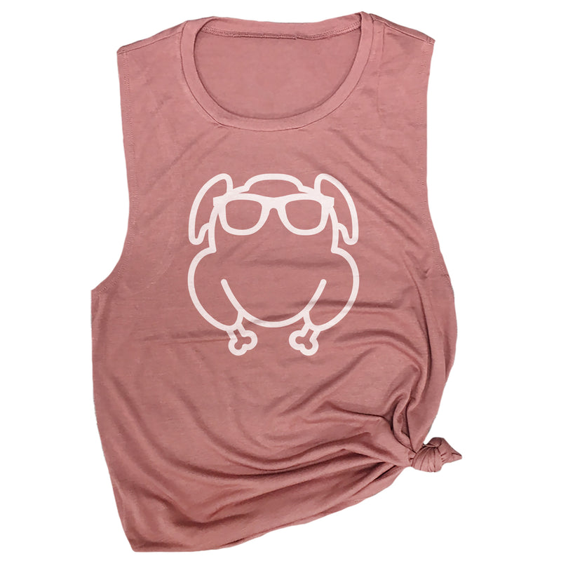 Turkey with Sunglasses Muscle Tee