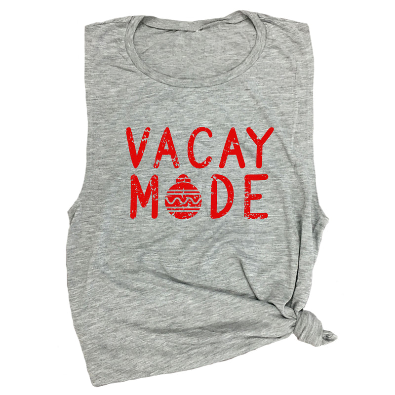 Vacay Mode (Christmas Ornament) Muscle Tee