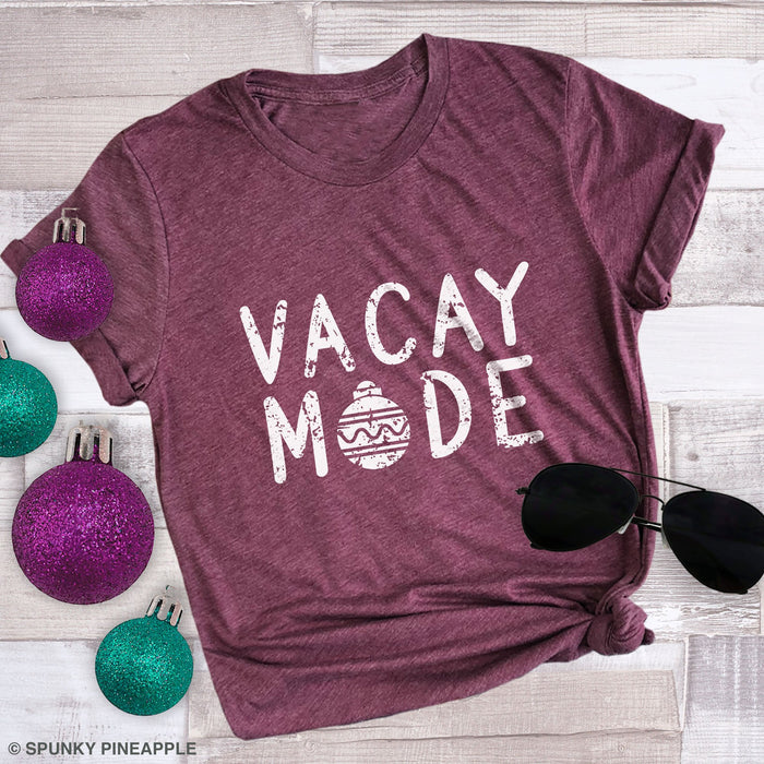 Vacay Mode (Christmas Ornament) Cute Christmas Vacation Shirts