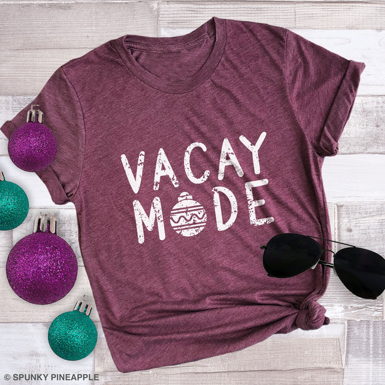 Vacay Mode (Christmas Ornament) Premium Unisex T-Shirt
