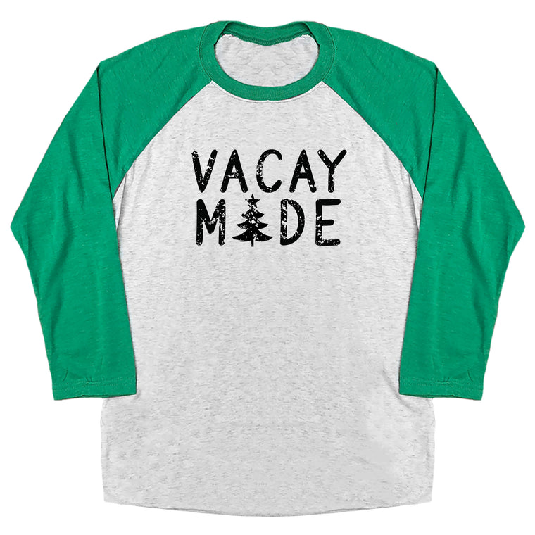 Vacay Mode (Christmas Tree) Raglan Tee