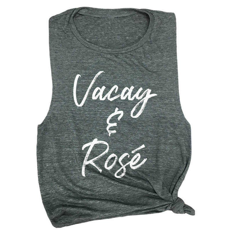 Vacay & Rosé Muscle Tee