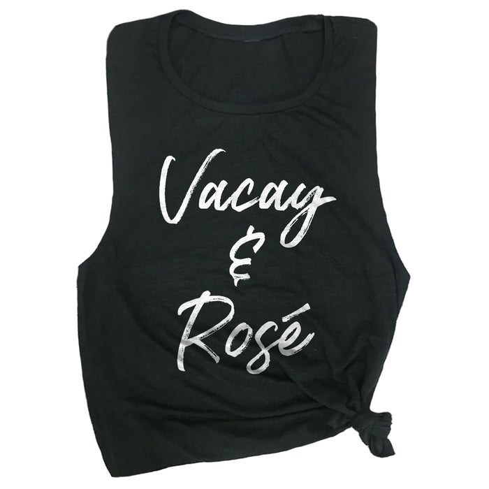 Vacay & Rosé Muscle Tee