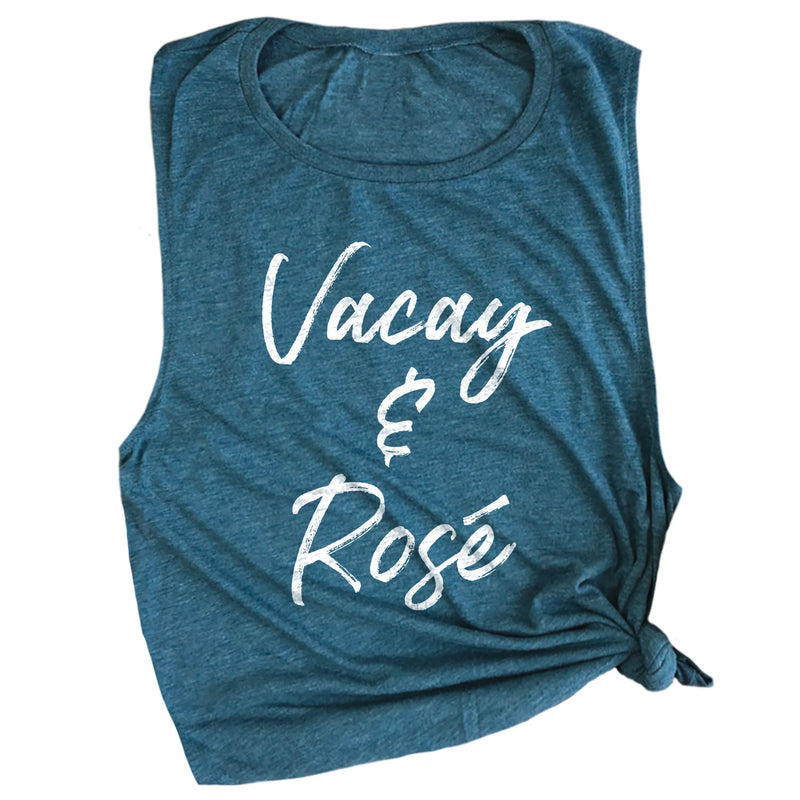 Vacay & Rosé Muscle Tee