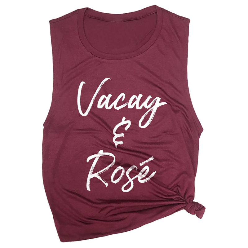 Vacay & Rosé Muscle Tee