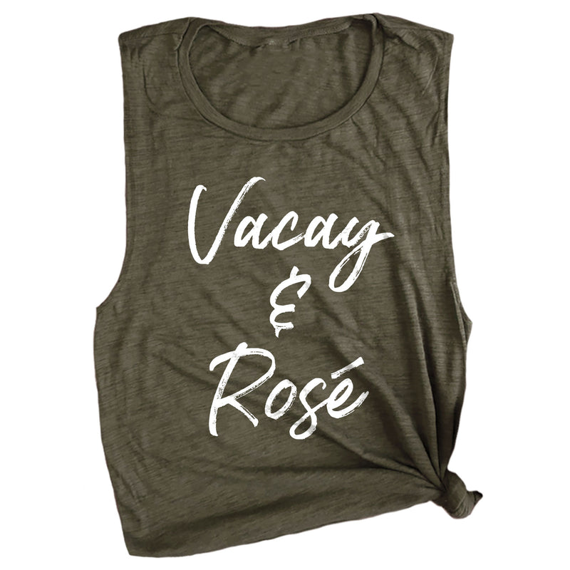 Vacay & Rosé Muscle Tee