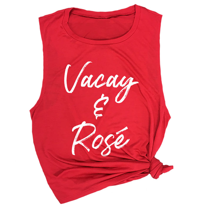 Vacay & Rosé Muscle Tee