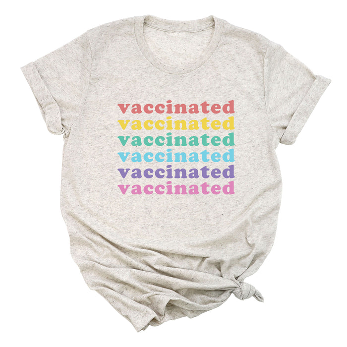 Vaccinated Rainbow Premium Unisex T-Shirt