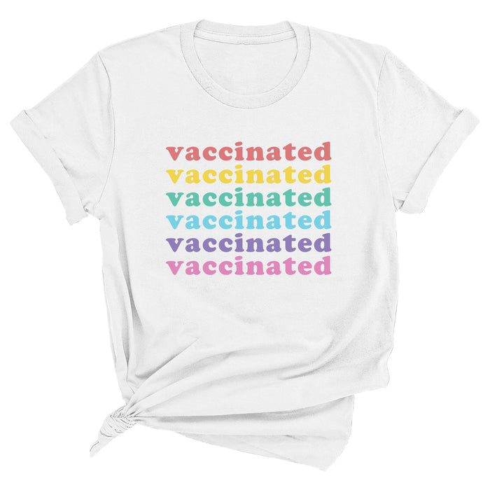 Vaccinated Rainbow Premium Unisex T-Shirt