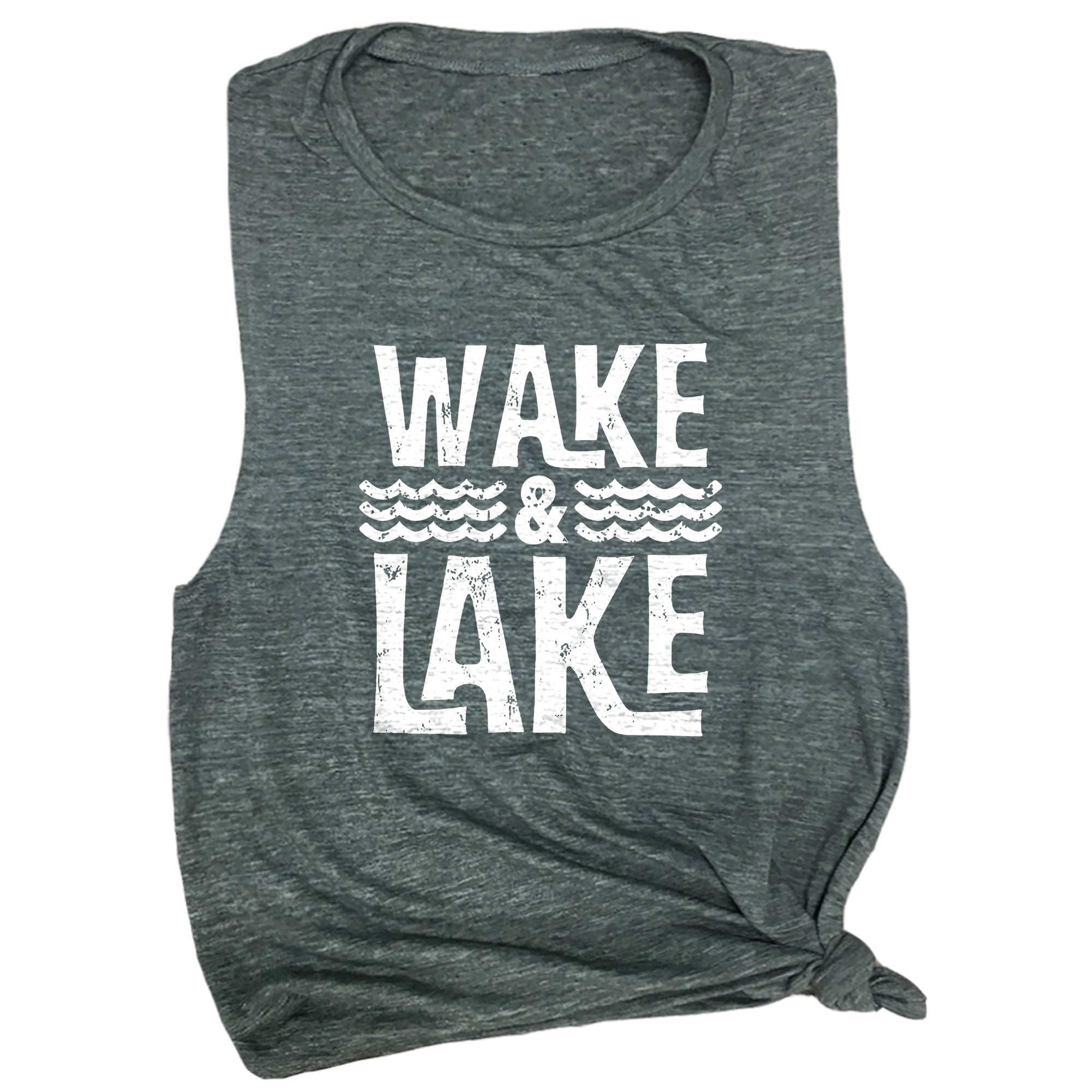 Wake & Lake Muscle Tee