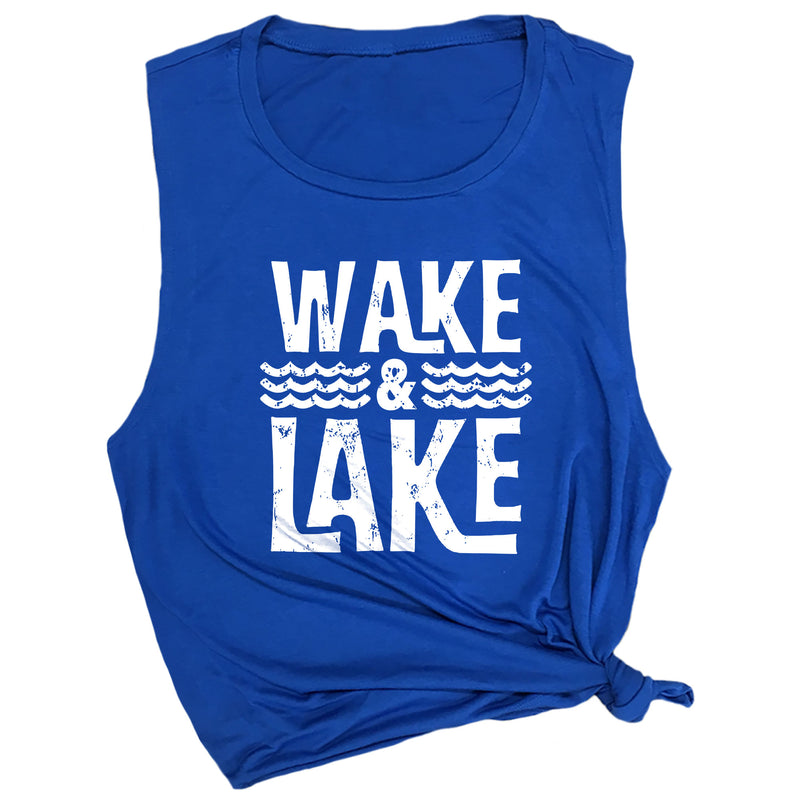 Wake & Lake Muscle Tee