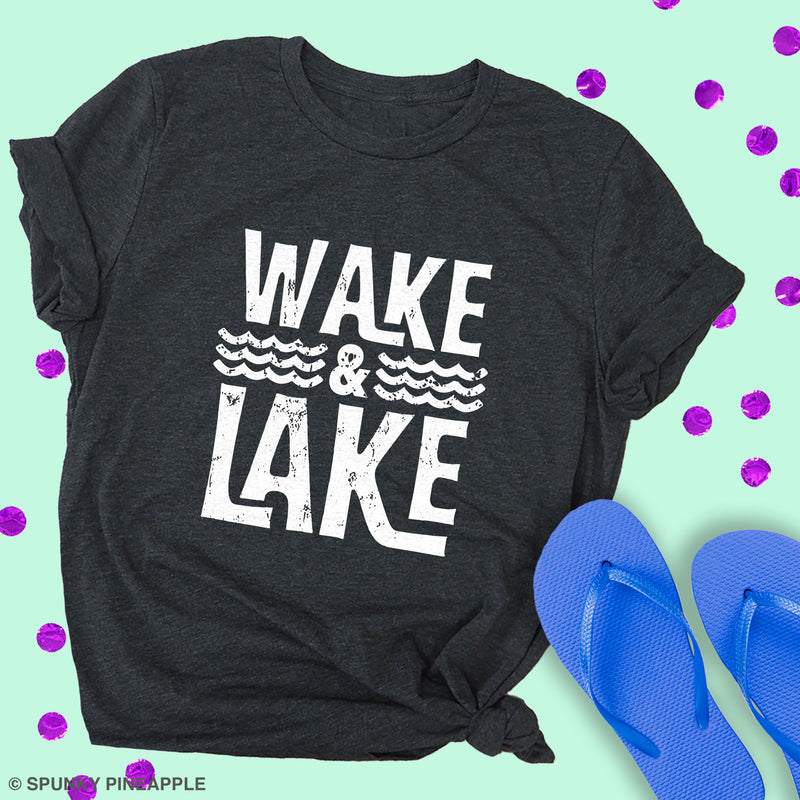 Wake & Lake Premium Unisex T-Shirt