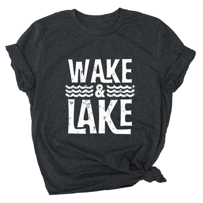 Wake & Lake Premium Unisex T-Shirt