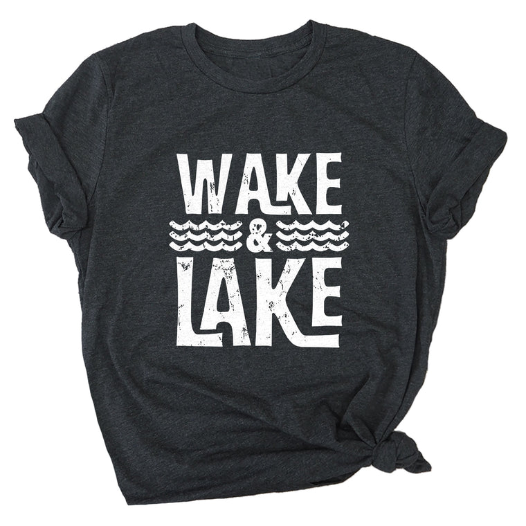 Wake & Lake Premium Unisex T-Shirt