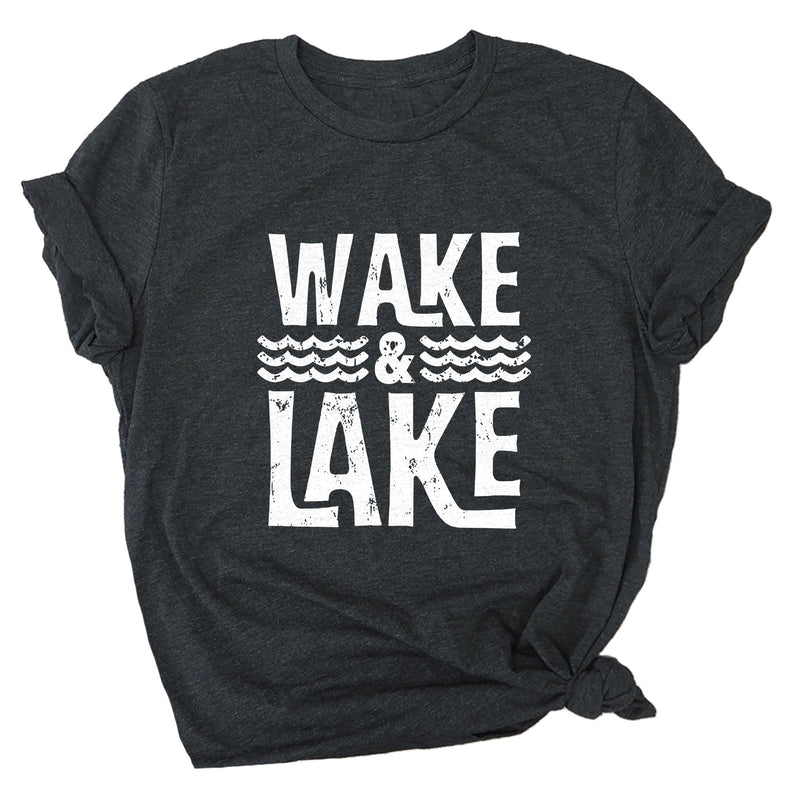 Wake & Lake Premium Unisex T-Shirt
