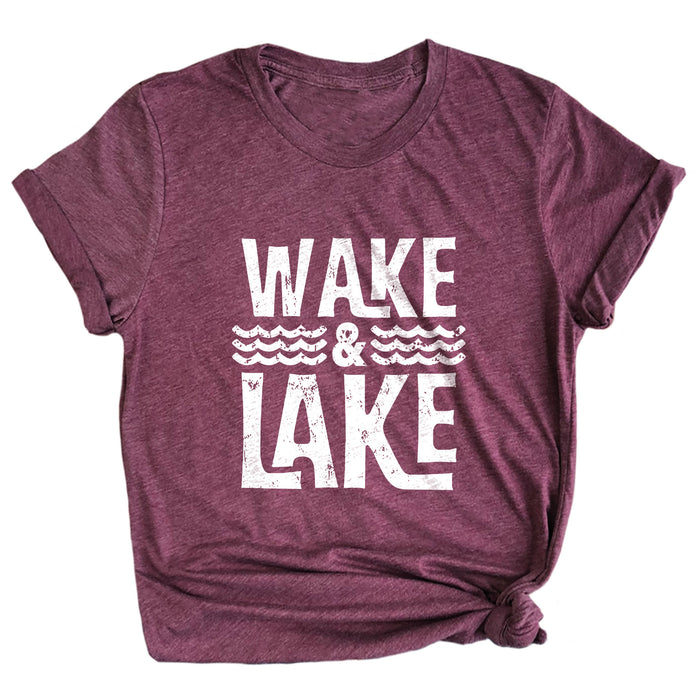 Wake & Lake Premium Unisex T-Shirt