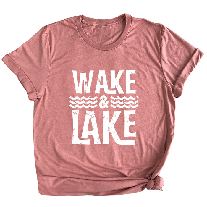 Wake & Lake Premium Unisex T-Shirt