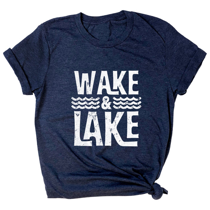 Wake & Lake Premium Unisex T-Shirt