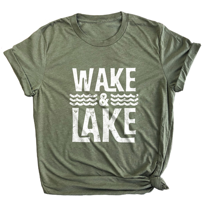 Wake & Lake Premium Unisex T-Shirt