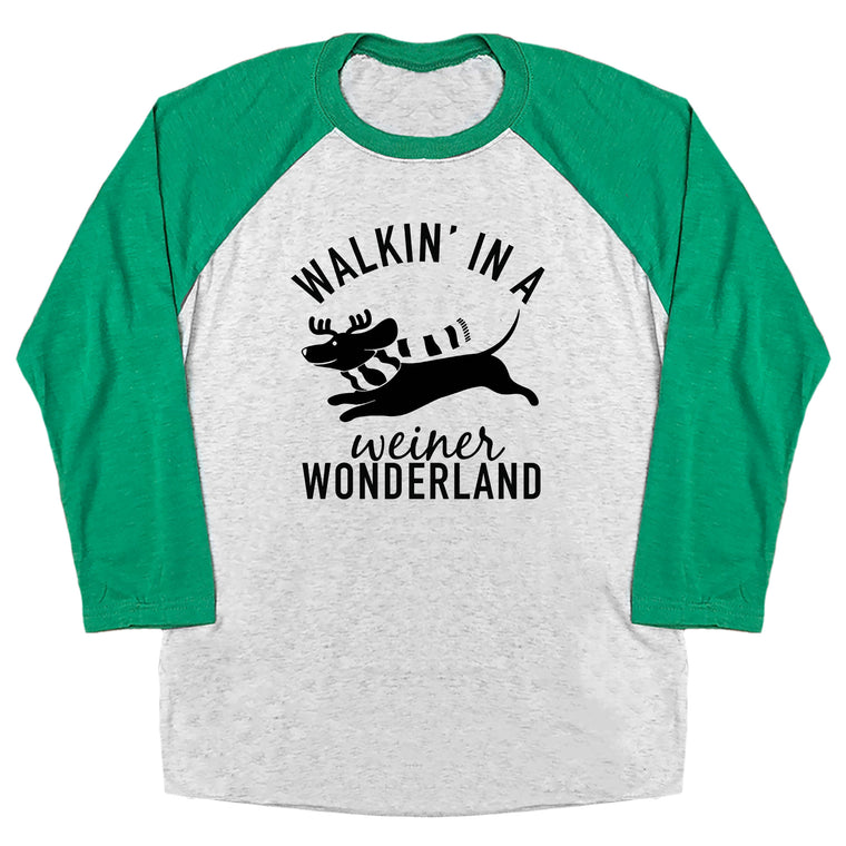 Walkin' in a Weiner Wonderland Raglan Tee