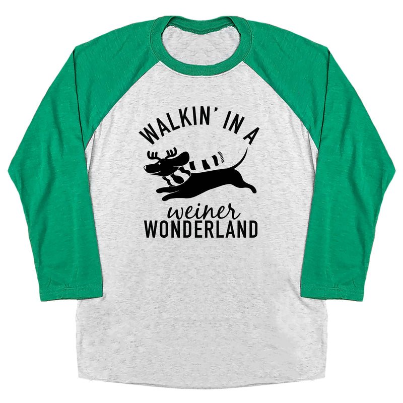 Walkin' in a Weiner Wonderland Raglan Tee