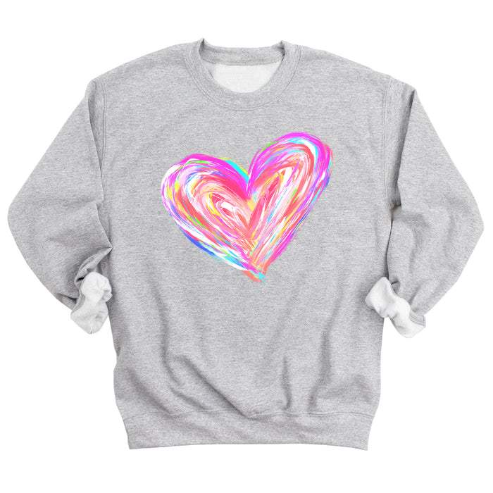 Watercolor Heart Sweatshirt