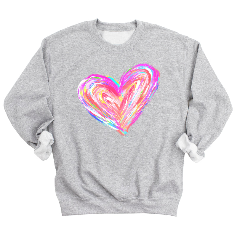 Watercolor Heart Sweatshirt