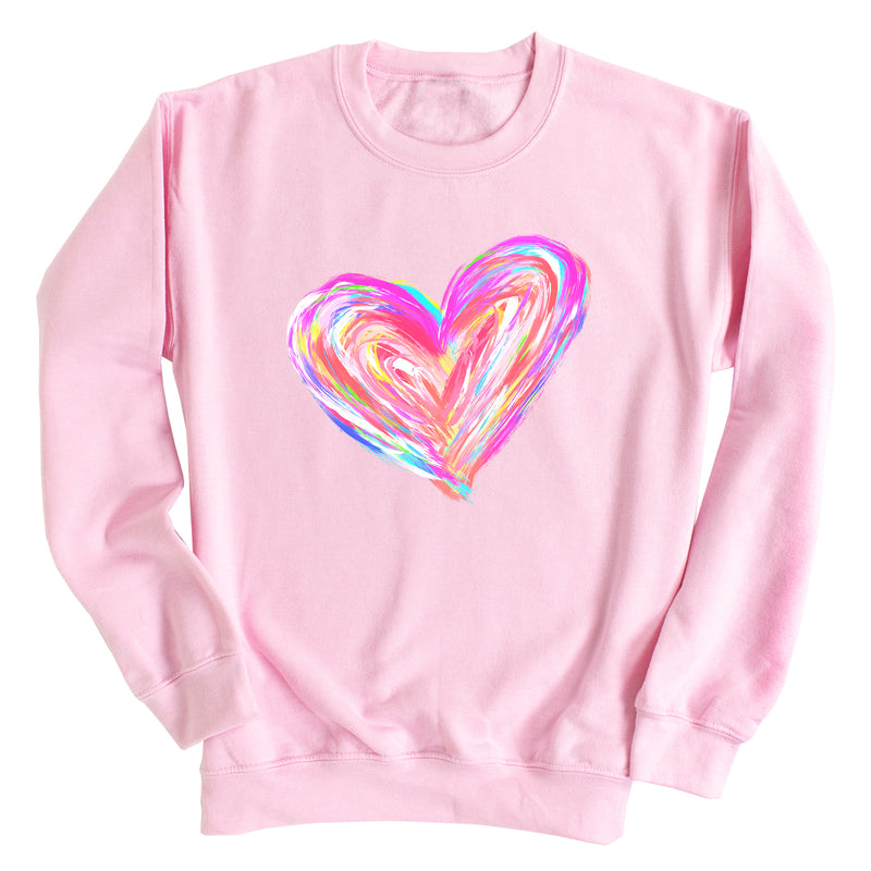 Watercolor Heart Sweatshirt