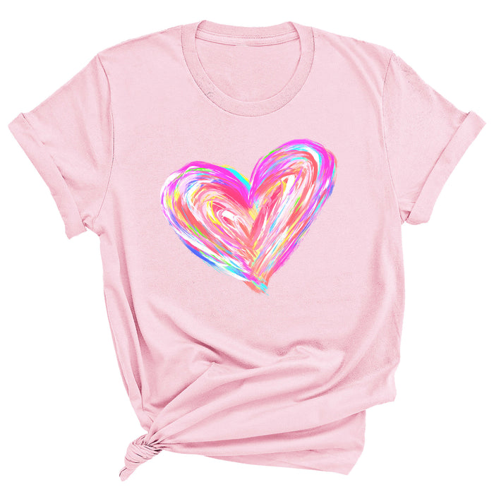 Watercolor Heart Premium Unisex T-Shirt