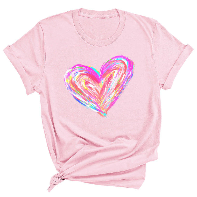Watercolor Heart Premium Unisex T-Shirt