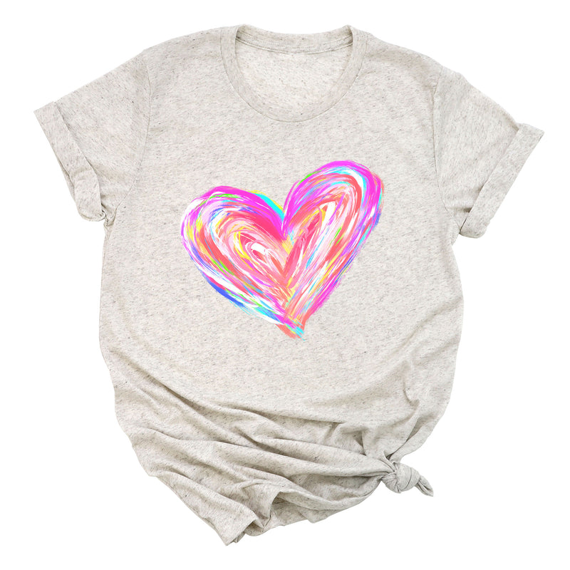 Watercolor Heart Premium Unisex T-Shirt