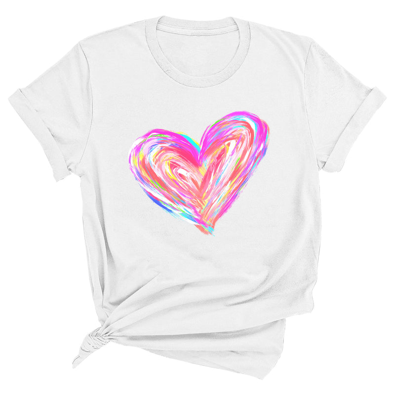 Watercolor Heart Premium Unisex T-Shirt