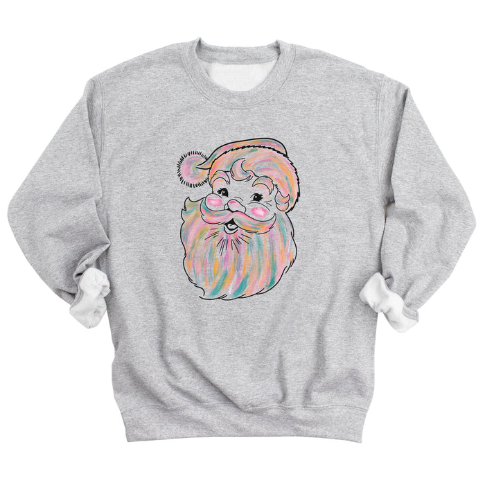 Watercolor Santa Sweatshirt