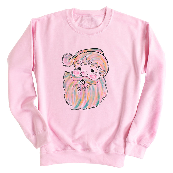 Watercolor Santa Sweatshirt