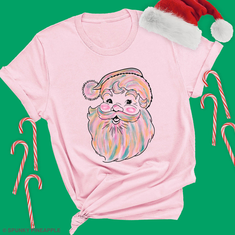 Watercolor Santa Premium Unisex T-Shirt