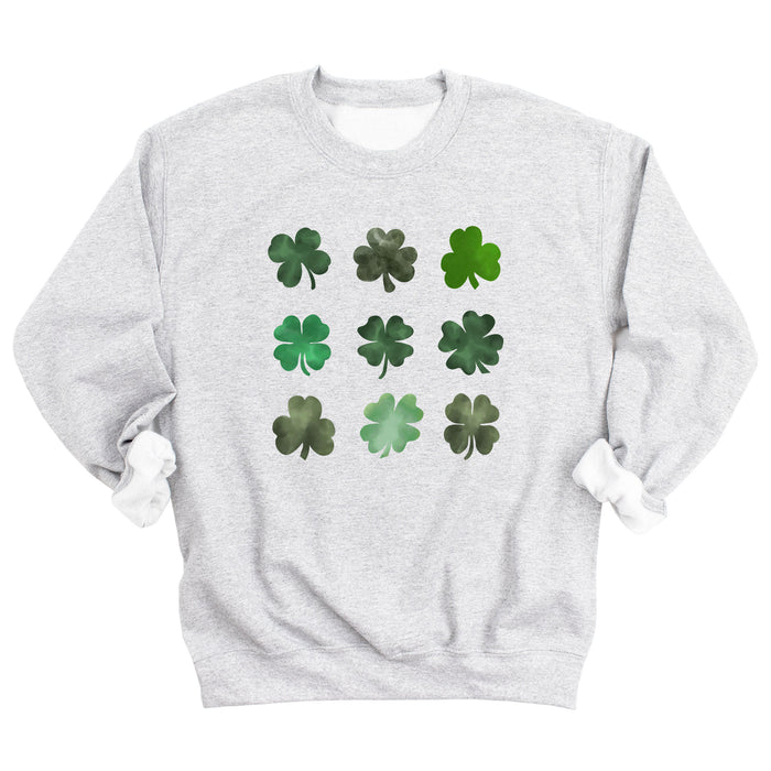 Watercolor Shamrocks (MULTI) Sweatshirt