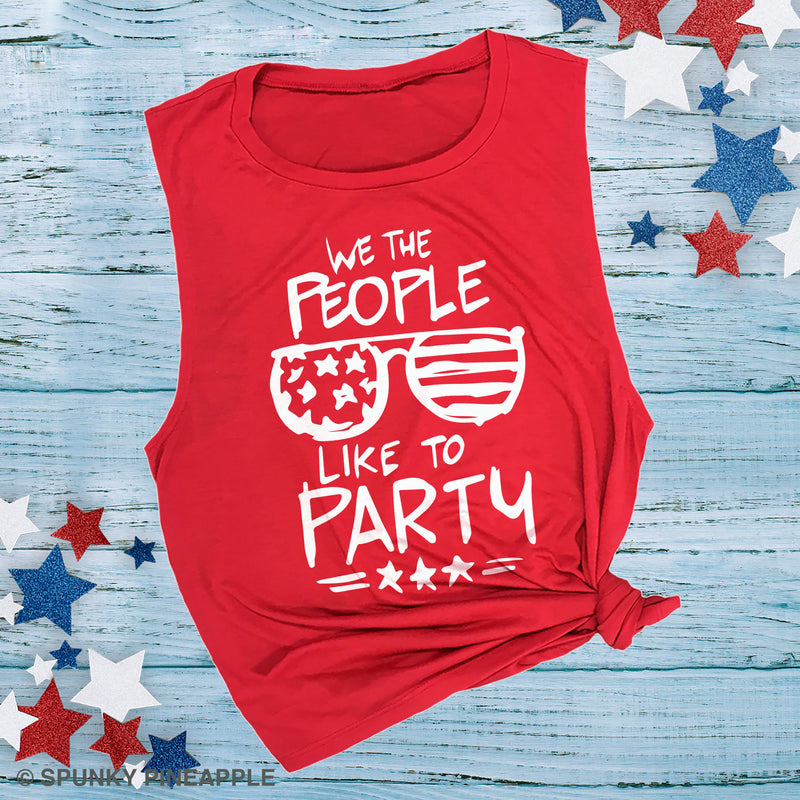 We the People Like to Party Muscle Tee