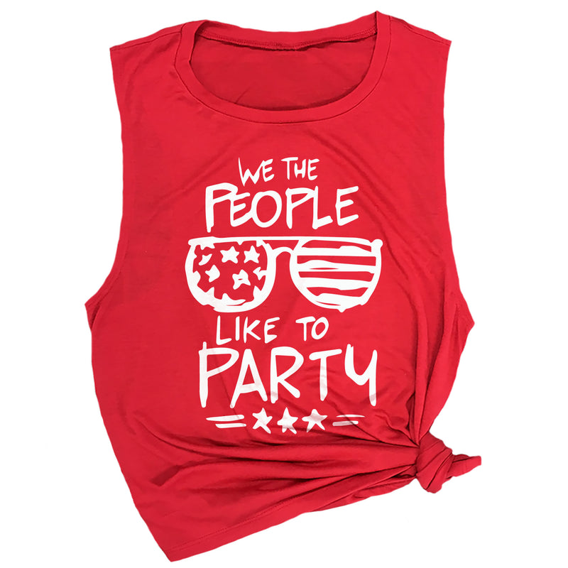 We the People Like to Party Muscle Tee