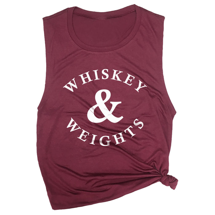 Whiskey + Weights Muscle Tee