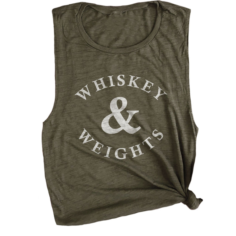 Whiskey + Weights Muscle Tee