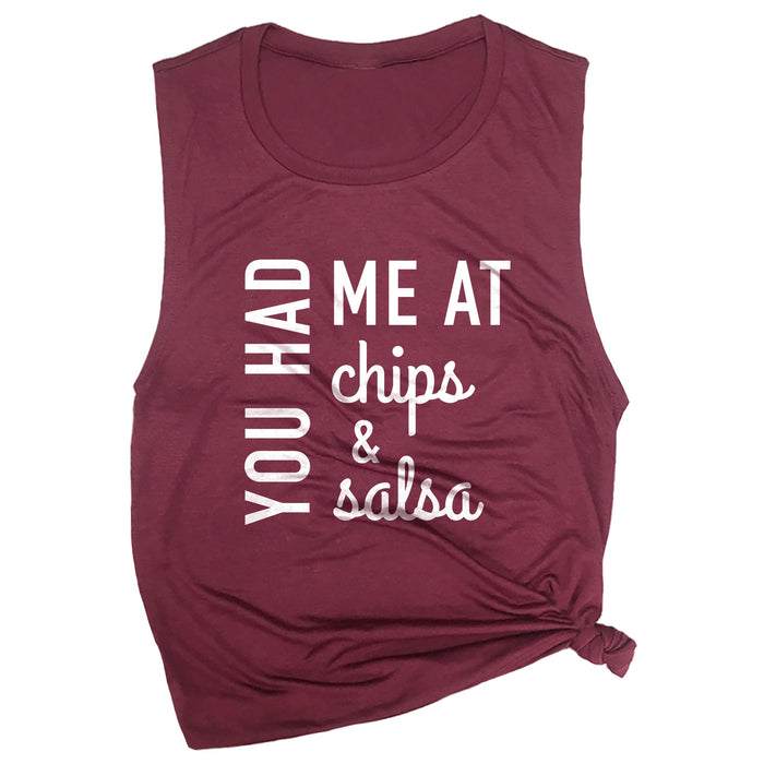 You Had Me at Chips & Salsa Muscle Tee