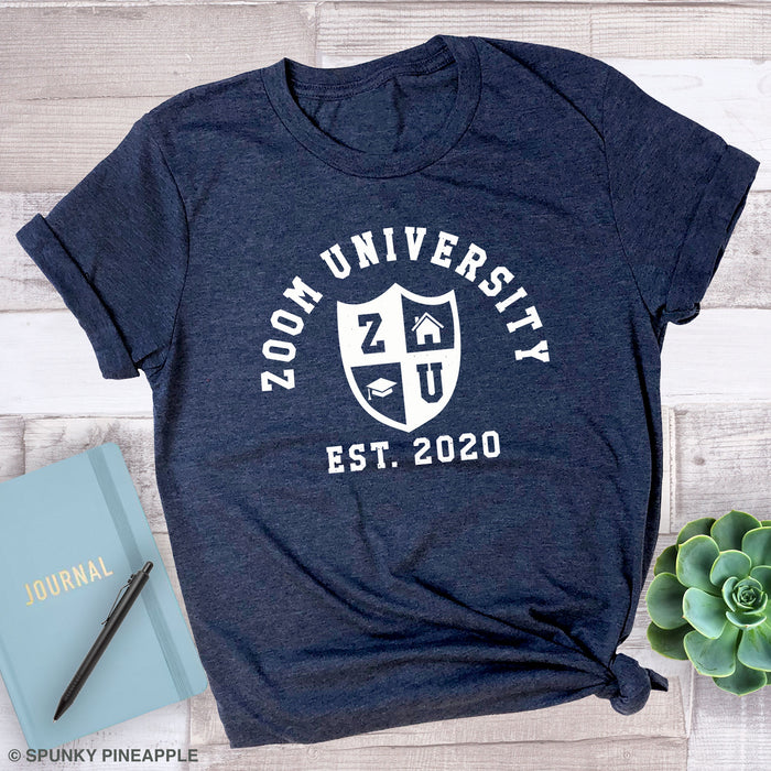 Zoom University 2020 Unisex Graphic Tee Shirt