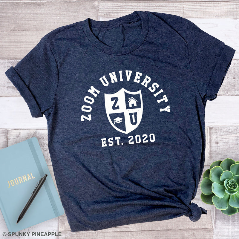 Zoom University 2020 Unisex Graphic Tee Shirt